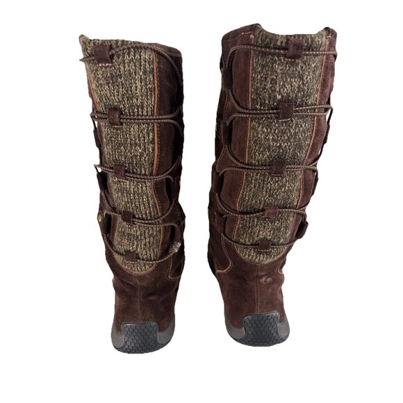 Sierrawest Brown Suede Mid-Calf Winter Boots Women’s 8.5M Leather Lined Warm - Picture 6 of 14